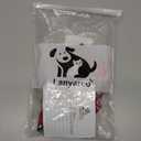 Lanyarco Cute Snowman Dog Pajama Reindeer Small Pet Clothes Christmas Dog Pajamas Shirts, Red Back Length 12" Small