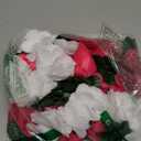 5 Pcs Diwali Decorations 30 Inch Artificial Jasmine Garlands Toran Bandhanwar with Lotus Buds Traditional Indian Hanging Decoration for Puja Diwali Wedding Housewarming (Vivid Color)