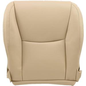 SecosAutoparts Front Driver Bottom Leather Seat Covers Light Tan Upholstery Compatible with Lexus GX470 2003 2004 2005 2006 2007 2008 2009