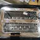 Chefman Smart Touch 2 Slice Digital Toaster, 6 Shade Settings, Touchscreen Controls, Extra-Wide Slots for Thick Breads & Bagels, +10 Seconds, Defrost, Removable Crumb Tray – Stainless Steel