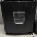 Amazon Basics 12 Sheet (new model) Micro Cut Paper and Credit Card CD Shredder With 6 Gallon Bin, Black