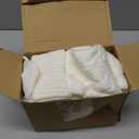 6pcs Knitted Christmas Hanging Stockings Decoration, 18Inches 15inch Cream White Ivory Large Cable Xmas Personalized Knit Stocking with Name Tags for Home Farmhouse Holiday Party Decor