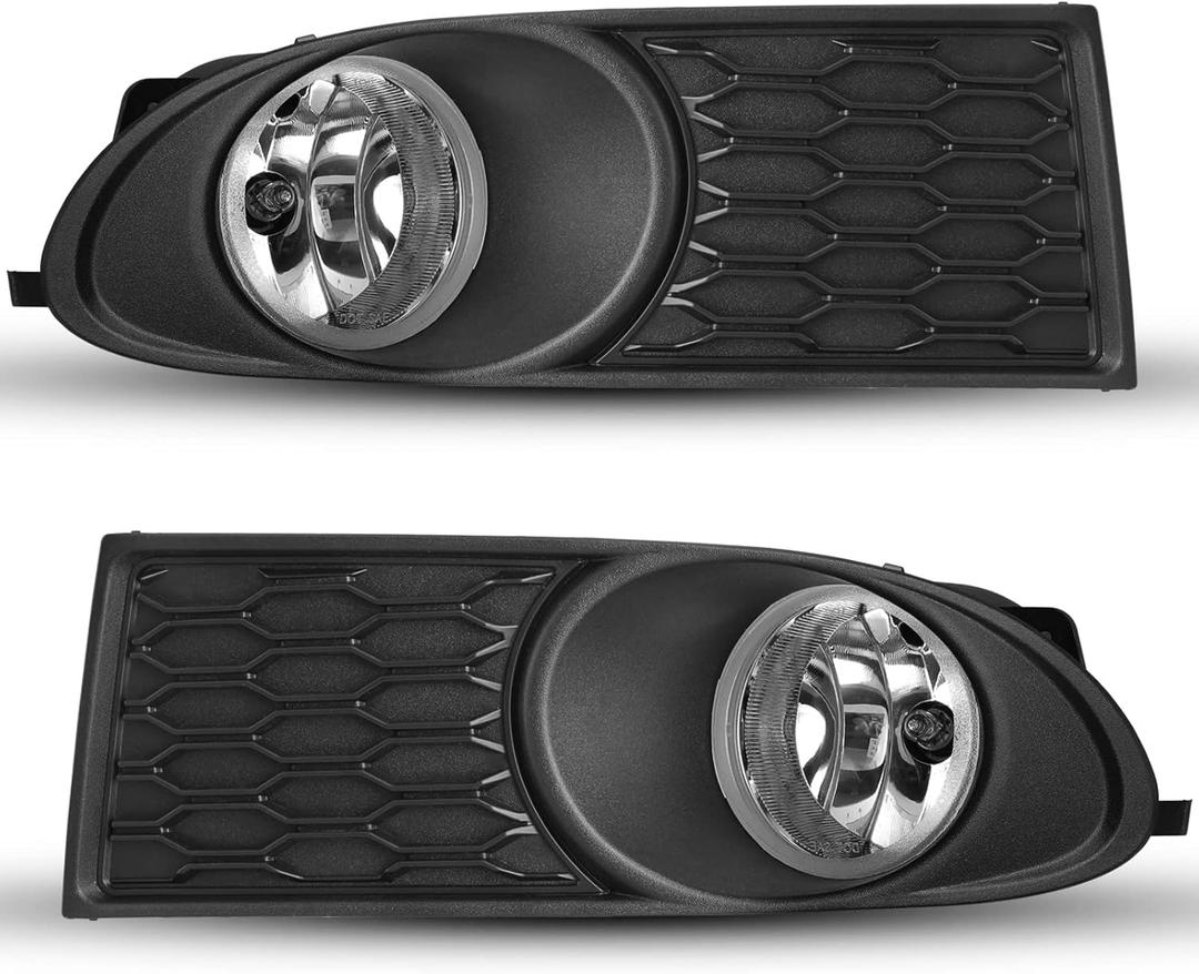 AUTOWIKI Fog Lamp Lights Assemblies For 2010 2011 2012 2013 2014 2015 2016 2017 2018 2019 2020 Dodge Journey 1 Pair