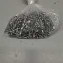 uxcell Hex Socket Self Tapping Screws, 1/4 x 1-1/4" 410 Stainless Steel Sheet Metal Flat Head Drilling Screw 100pcs, Silver