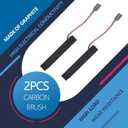 Puruoda 2 Pack Air Compressor Carbon Brushes CF6131-P CFFN250N CFBN125A CFBN125N CFBN200A CFBN217A C2005 C2006 C2002-WK C2004-WK C2025 PCFP02003 C2 and more Replace 5140209-03