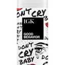 IGK Good Behavior Anti-Frizz Smoothing Serum Boosts Shine, Seals Out Humidity, UV & Heat Protection, For Dry Frizz-Prone Hair, 1.3 oz