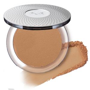 PR MINERALS 4-in-1 Pressed Mineral Makeup Powder Foundation with SPF 15 - Concealer & Finishing Compact Pressed Powder for Face - Buildable Medium to Full Coverage Foundation Powder