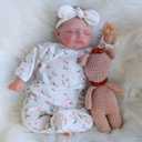 Realistic Reborn Baby Dolls-18 Inch Real Life Baby Dolls Girl Lifelike Baby Doll with Accessories for 3+ Years Old