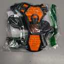 PHOEPET No Pull Dog Harnesses for Small Dogs Reflective Adjustable Front Clip Vest with Handle 2 Metal Rings 3 Buckles [Easy to Put on & Take Off] (XS, Orange)