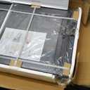 Royxen Bearded Dragon Tank, 31 Gallon Reptile Tank with Leg Stand,Built-in Lighting Reptile Enclosure, Tempered Glass Bearded Dragon Encloure for Chameleon (Black,24"x 16"x 16")