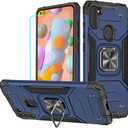 for Samsung A11 Phone Case, Galaxy A11 Phone Case with [1 Pack] HD Screen Protector, Military-Grade Shockproof Kickstand Protective Cover for Samsung Galaxy A11 (Blue)