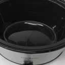 Crock-Pot 7 Quart Oval Manual Slow Cooker, Stainless Steel (SCV700-S-BR), Versatile Cookware for Large Families or Entertaining