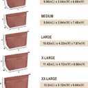 Vercord Purse Insert Organizers for Tote Handbag Bag in Bag with Zipper Liner Bag Organizer for Women 14 pockets