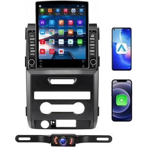 Android 13 Car Stereo for Ford F150 2009 2010 2011 2012 2013 2014 with Wireless Carplay Android Auto 9.7'' Touch Screen 2G+32G Car Stereo Radio Support GPS Bluetooth WiFi FM RDS DSP