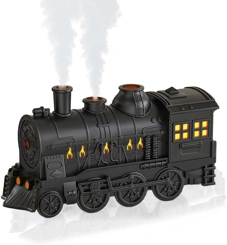Train Diffusers for Essential Oils,300ml Magic Train Diffuser, Large Room Remote Control Aromatherapy Diffuser, Ultrasonic Cool Mist Humidifier Auto Off for Office Bedroom