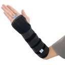 Unisex Forearm and Wrist Support Splint Brace Double Fixation Wrist Brace for Carpal Tunnel,Adjustable Night Time Forearm Immobilizer Brace Splints,12.2 inch (31cm) Length(RH/L), Size: Large/X-Large