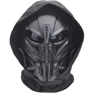 Airsoft Skull Full Face Protective Mask Balaclava Mask Adjustable for Outdoor Sports CS Cosplay Tactical Skull Mask