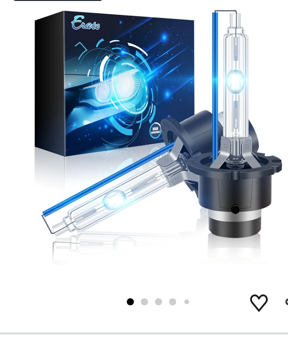 Erato D2S Fit for Acura 2007-2015 MDX RL RDX 2004-2014 TL TSX Headlight Bulbs 8000K 35W Ice Blue Xenon Bulbs 12V Car Replacement Bulbs- Pack of