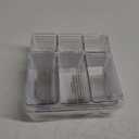 SMARTAKE 13-Piece Drawer Organizers with Non-Slip Silicone Pads, 5-Size Desk Bathroom Drawer Organizer Trays Storage Tray for Makeup, Jewelries, Utensils in Bedroom Dresser, Office and Kitchen, Clear