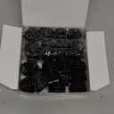 C&AHOME 24 pcs Wire Cube Plastic Connectors for Cube Storage Modular Closet Organizer and Metal Grid Shelving Unit Black