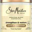 SheaMoisture Leave In Conditioner Jamaican Black Castor Oil Conditioner For Hair To Soften and Detangle Hair 20 oz (20 Fl Oz (Pack of 1))
