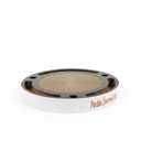 2 in 1 Cat Scratcher, Round Cat Scratching Board with Bell Balls, Cardboard Scratch Pad Bed Toy for Indoor Cats (33×33×5 cm)