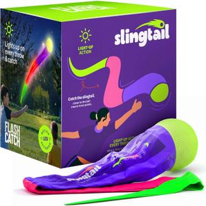 Light-up Slingtail Ball Toy - Baseball Tail Toys for Boys Ages 8 9 10 11 12 13 - Birthday Gifts for Teens - Teen Boys Gift Ideas - 12 Year Old Boy Gifts - Summer Beach Outdoor Games for Kids, Teenage