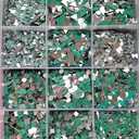 All Shape Mirror kit for Craft Work (Total-1200 Pieces) Free Fabric Glue Cone (Combo 12, 1CM)