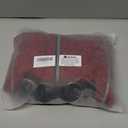 Vitiswap Dog Jackets for Large Dogs Boy, Reflective Warm Fleece Sweater for Dogs, Zipper Coat with D-Ring Winter Big Dog Clothes Cold Weather Coats, Burgundy XXX-Large