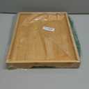 Bed Tray Table with Folding Legs,Bamboo Breakfast in Bed for Kitchen Serving Tray,Sofa,Eating,Used As Laptop Desk Snack Tray (Bamboo, Medium)