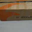 Towond 120 inch Projector Screen with Stand, 4K HD 16:9 Foldable Anti-Crease Indoor Outdoor Movie Screen, Portable Projection Screen for Backyard Theater, Camping, and Office Presentations