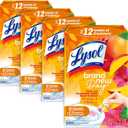 Lysol Click Gel Automatic Toilet Bowl Cleaner, Gel Toilet Bowl Cleaner, For Cleaning and Refreshing  Mango & Hibiscus, 6 applicators (Pack of 4, 24 Count Total)