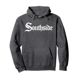 SOUTHSIDE Chi City Chicago Pullover Hoodie 2XL, Asphalt Grey