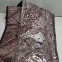 3 Layer 63 x 39 Inch Visible Winter Insulated Window Cover,Oxford Thermal Insulated Window Blanket with Fastener,Brownish Red Window Insulation Kit for Winterizing Keeping Home Warm