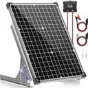 Voltset 30W Solar Panel Kit, 12v Solar Battery Trickle Charger Maintainer + 10A MPPT Charge Controller + Adjustable Mount Bracket,Waterproof Solar Panel Battery Charger for Car Boat Marine RV Roof