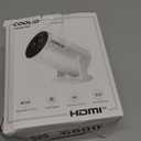 [Built-in Apps & 2026 Upgraded] Mini Projector Support 4K 1080P Auto Keystone 180 Rotatable with WiFi 6 and Bluetooth 5.4, Projector Portable Compatibile with HDMI/TV Stick/Memory Stick/Laptop-Black