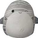 Squishmallows Original 14-Inch Sachie Grey Striped Whale Shark with White Belly - Large Ultrasoft Official Jazwres Plush