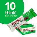 think! Protein Bars, High Protein Snacks, Gluten Free, Kosher Friendly, Girl Scouts Thin Mint, Nutrition Bars, 2.1 Oz per Bar, 10 Count (Packaging May Vary) (EXP 11/17/26)