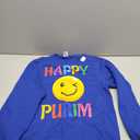 Happy Purim Costume funny Jewish Face Mask Sweatshirt, Size S