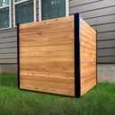 42in H x 38in W (2 Panels) No Dig Enclo Richmond Cedar Wood Privacy Screen, Ideal Outdoor Privacy Wall, Pool Equipment Enclosure, Trash Can Enclosures, Air Conditioner Fence, EC18008
