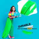 12 Pcs Large Inflatable Bananas Props 26 Inch Blow Up Banana Big Gaint Banana Bachelorette Party Game PVC Banana Balloon for Bridal Shower Engagement Summer Water Pool Toys (Green)