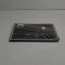 Bar Mat 2-Pack, 18 x 12 Rubber Coffee Bar Mats for Countertop, Bartending, Home Use, Spill Protection and Coffee Stations, Ideal Matt for Cocktail, Whiskey and Espresso (Black)