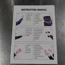 Easly Full Length Mirror with Stand - 38"x77" Full Body Mirror for Floor, Wall Hanging or Leaning - Aluminum Alloy Frame for Living Room, Bedroom, Cloakroom - Black