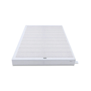 Amazon Basics Smart Box Spring Bed Base, 5-Inch Height Mattress Foundation, Tool-Free Easy Assembly, Full, 74"L x 53"W x 5"H, White