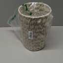 Wicker Trash Can,Bathroom Trash Can,Wicker Waste Basket for Bathroom,Decorative Boho Small Waste Basket for Bedroom,Office,Cream White 2 Gallon