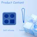 Silicone Cover for Yoto Mini Player, Protective Sleeve Case Compatible with Audio Music Player (Blue)