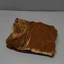 Velvet Throw Pillow Cover Soft Decorative Luxurious Solid Square Cushion Case for Sofa Couch Bedroom Farmhouse,Pack of 2, 18 x 18 Inches, Golden Camel