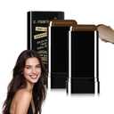 2Pack Safe and Convenient Hair Dye Brush, Hair Dye Comb, Hair Stick, Hair Color for Gray Hair Cover Up, Waterproof and Sweat-Proof, Quick Touch-Up, 2 in 1 Instant Dye for Women & Men (Dark-Brown)