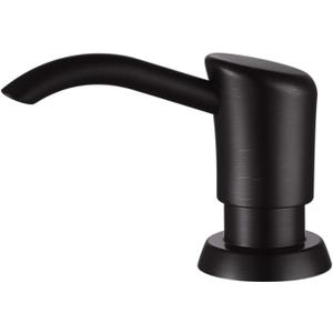 GAGALIFE Soap Dispenser for Kitchen Sink, ABS in Counter Soap Dispenser(Oil Rubbed Bronze), with 17 Ounce Large Pet Soap Bottle, Refill from The Top, Venetian Bronze