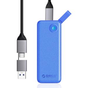 ORICO Portable SSD 512GB, Up to 1050MB/s External Solid State Drives, Ultra-Portable, 2-in-1 USB-C & USB-A Cable, Reliable Storage for Type C Smartphone, Tablet, PC, Mac - B10PRO